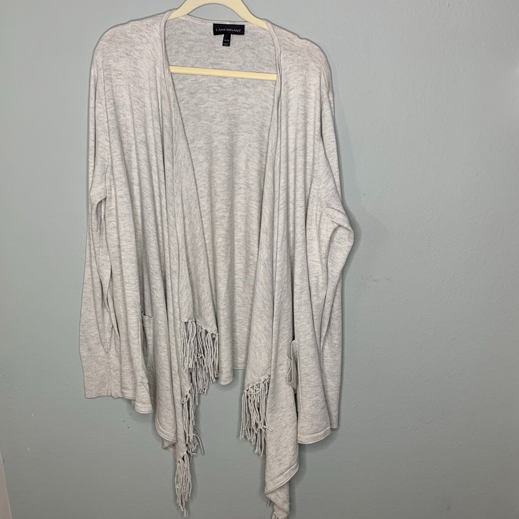 Women's Lane Bryant Waterfall Cardigan Fringe
